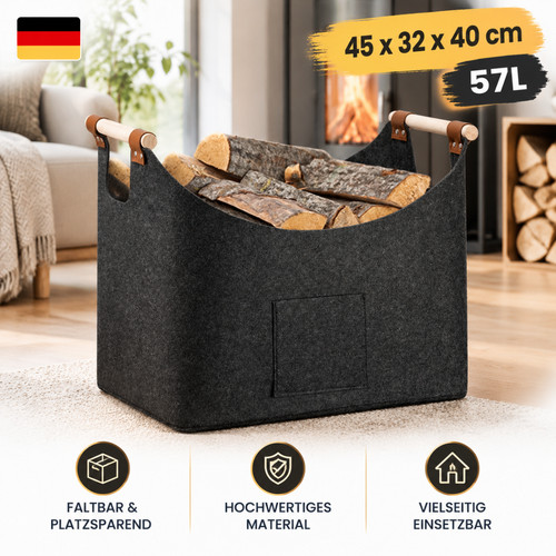 Brennholzkorb xxl holzkorb - brennholzkorb,