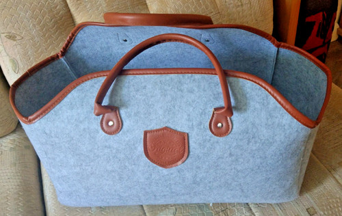 Filztasche shopper brennholz - filztasche,