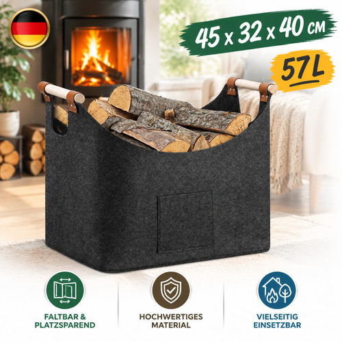 Brennholzkorb holzkorb extra - brennholzkorb,