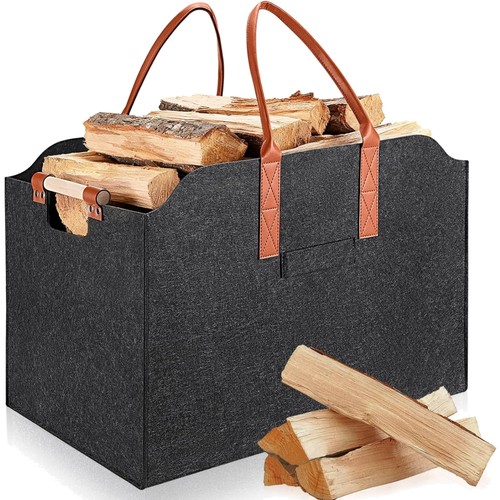 Kaminholzkorb filztasche - kaminholzkorb,