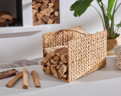 Kaminholz korb aus - kaminholz,