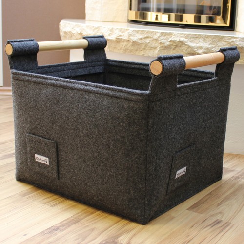 Premium filzkorb kaminkorb - premium,