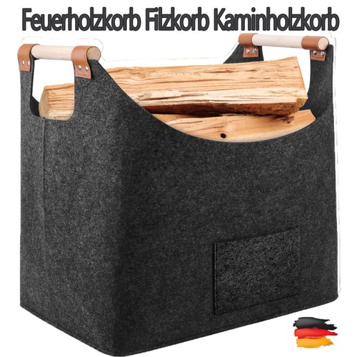 Holzkorb für kaminholz xxl - für, kaminholz,