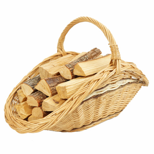 Kaminholzkorb weide holzkorb - kaminholzkorb,