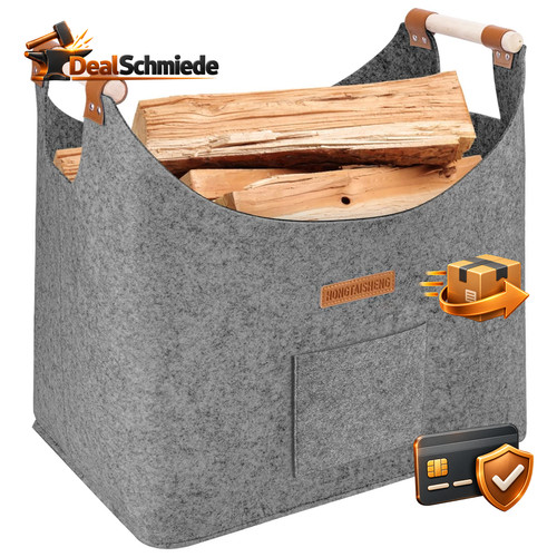 Brennholzkorb faltbar mm - faltbar,