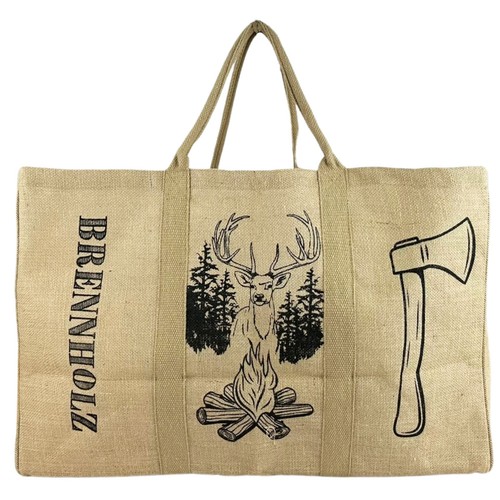 Brennholzkorb jute korb - xl,