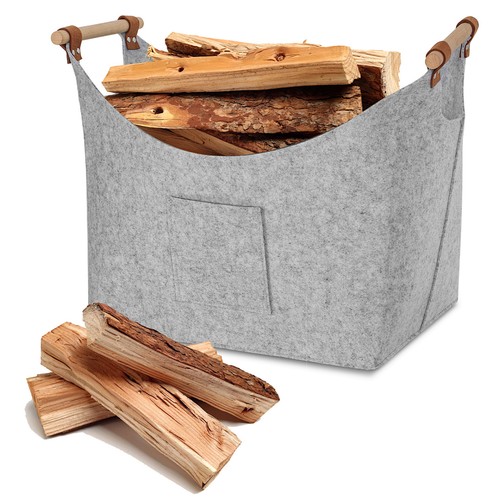 Brennholz filztasche - brennholz,