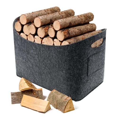 Holzkorb brennholzkorb 63l - holzkorb,