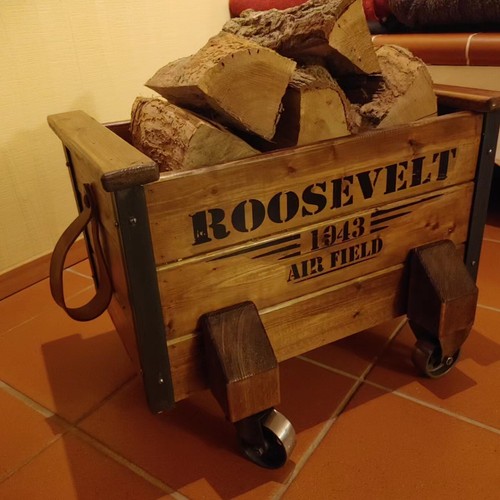 Kaminholzkiste brennholzkorb - kaminholzkiste,