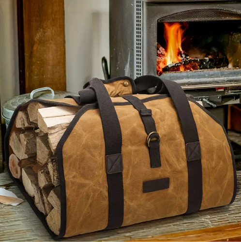 Kaminholztasche kamintasche - kaminholztasche,