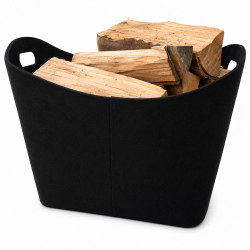 Filzkorb holzkorb brennholz - holzkorb,